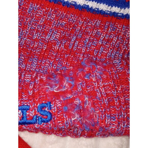 NFL Buffalo Bills Football Hat and Scarf Unisex Winter Fan Gear - Picture 4 of 7